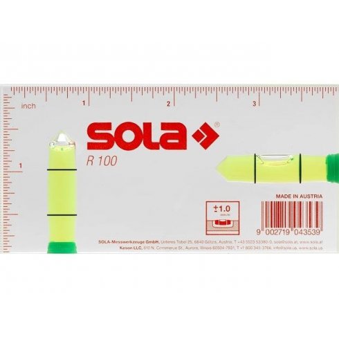 Уровень 100 мм Sola R100