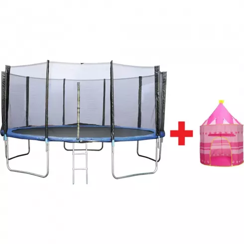 Батут Arizone 457.5х85 см + детская палатка Замок