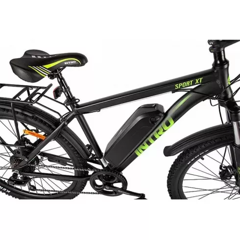 Электровелосипед INTRO Sport XT красно-черный