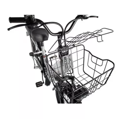 Электровелосипед Green City E Alfa Fat серый