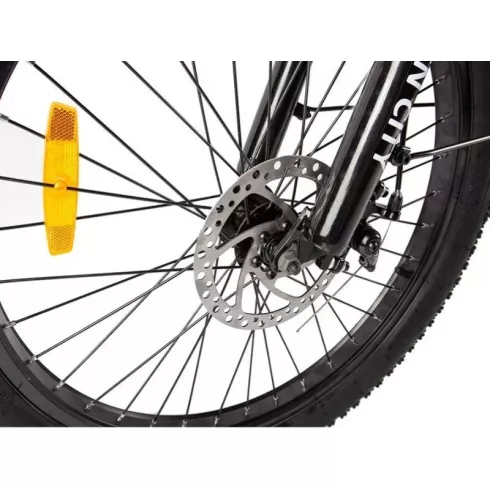 Электровелосипед Green City E Alfa Fat черный