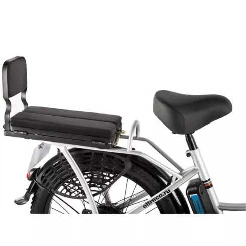 Электровелосипед Green City E Alfa Fat черный