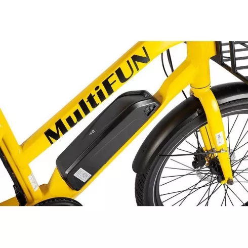 Электровелосипед Eltreco MultiFun желтый