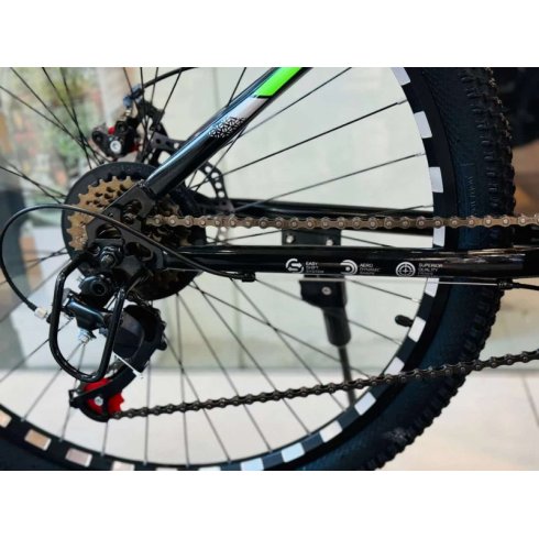 Велосипед Paruisi FXX-21S 26'' черный/зеленый