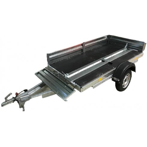 Прицеп Avtos A20M1B (2000х1300х300, R13, ресс. AL-KO, тент 800мм)