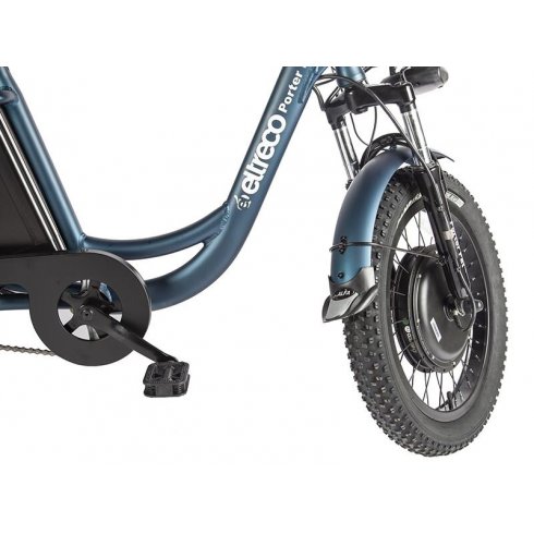 Электровелосипед Eltreco Porter Fat 500 темно-синий