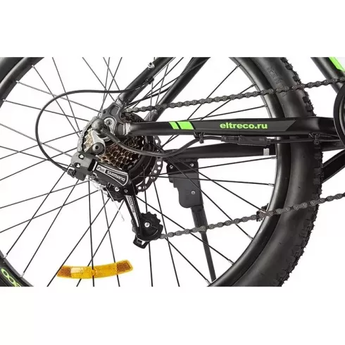 Электровелосипед Eltreco XT 600 Pro серо-зеленый