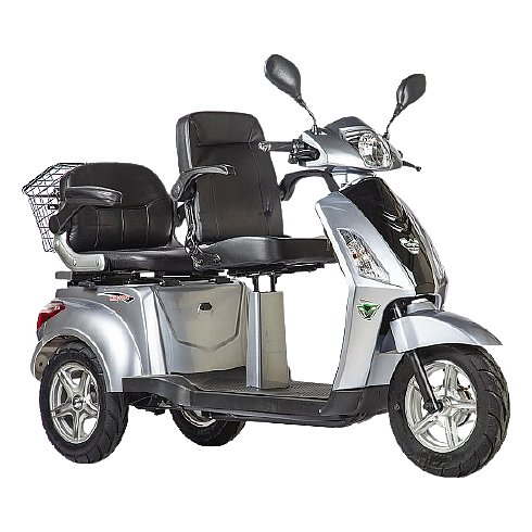 Электроскутер Volteco TRIKE L NEW серебристый
