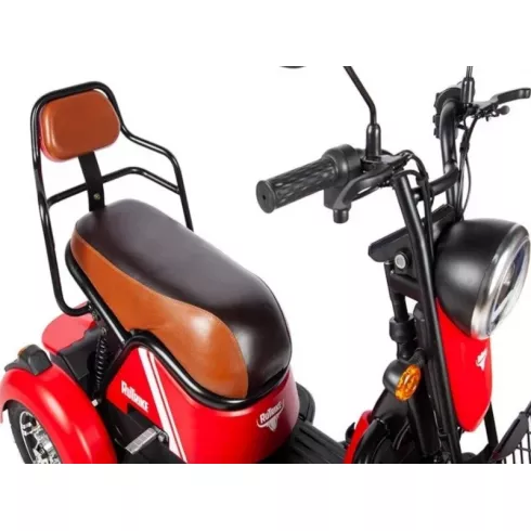 Трицикл Rutrike Шкипер красный матовый