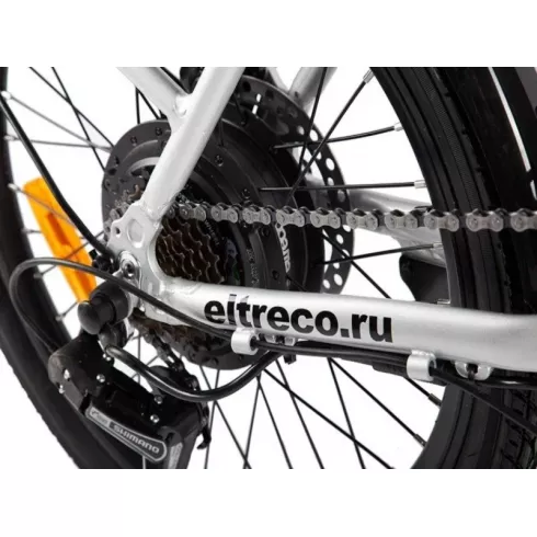 Электровелосипед Volteco FLEX черно-серый