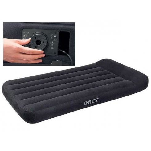 Матрас надувной с подголовником Intex Twin Classic 99х191х23 см (66779)