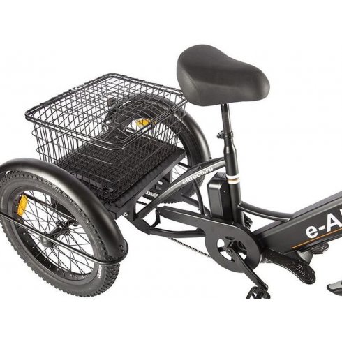 Электровелосипед Green City E Alfa Trike черный