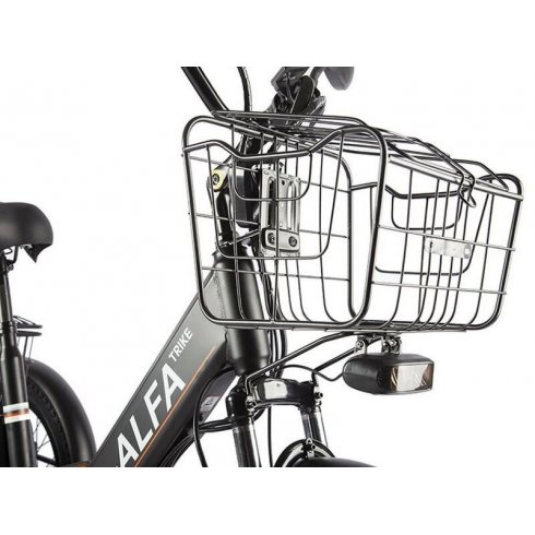 Электровелосипед Green City E Alfa Trike темно-синий