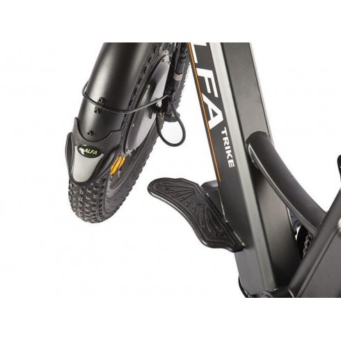 Электровелосипед Green City E Alfa Trike темно-серый