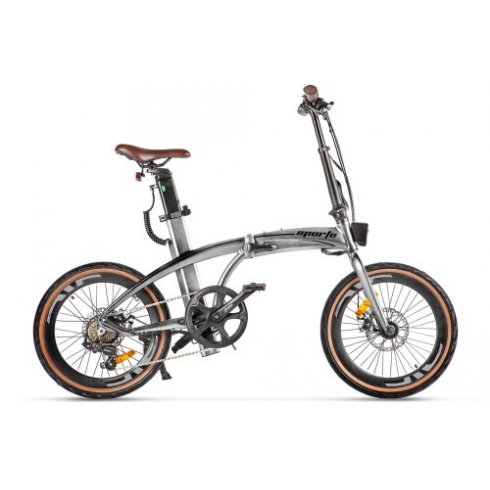 Электровелосипед Sporto серый