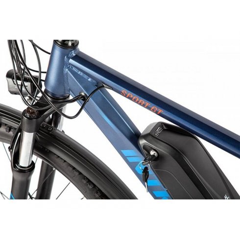 Электровелосипед INTRO Sport GT серо-зеленый