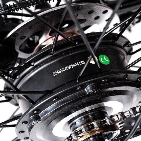 Электровелосипед Yakama S3 черный