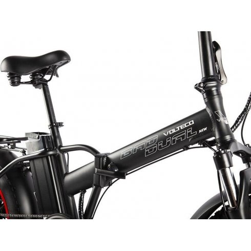 Электровелосипед Volteco BAD DUAL NEW черно-красный