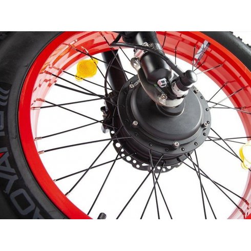 Электровелосипед Volteco BAD DUAL NEW черно-красный