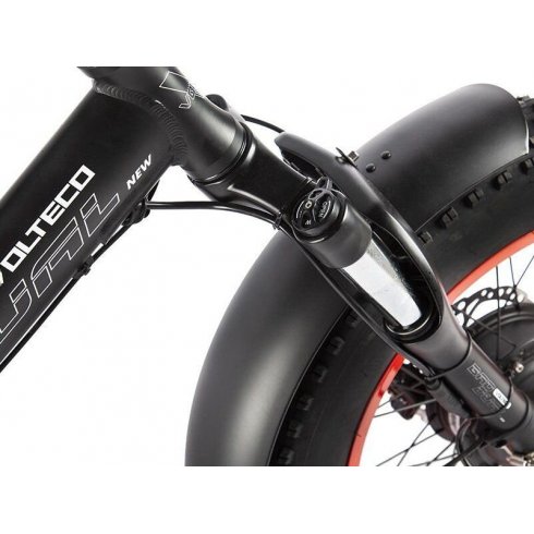 Электровелосипед Volteco BAD DUAL NEW черно-салатовый