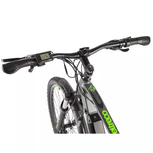 Электровелосипед Eltreco Ultra MAX PRO черно-зеленый