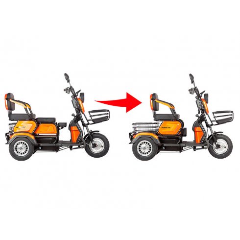 Трицикл Gelbert Caf 48V/60V синий