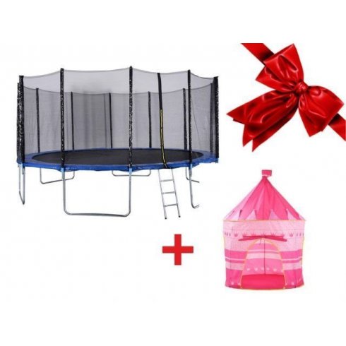 Батут Arizone 488х85 см + детская палатка Замок