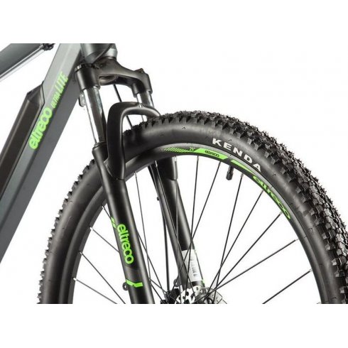 Электровелосипед Eltreco Ultra LITE черно-зеленый