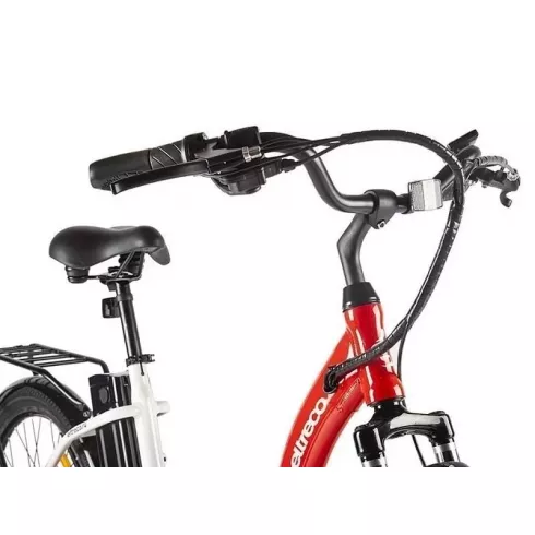 Электровелосипед Eltreco White бело-зеленый