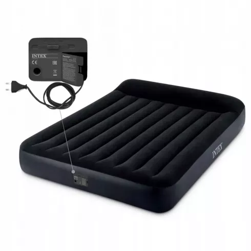 Матрас надувной с подголовником Intex Queen Classic 152х203х25 см (64150)