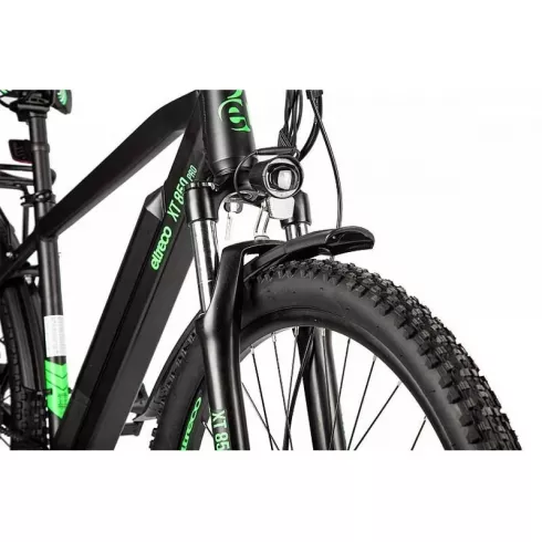 Электровелосипед Eltreco XT 850 Pro серо-зеленый