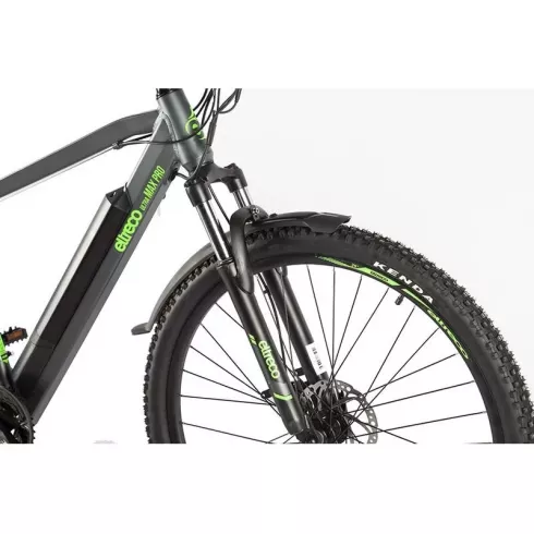 Электровелосипед Eltreco Ultra MAX PRO серо-зеленый