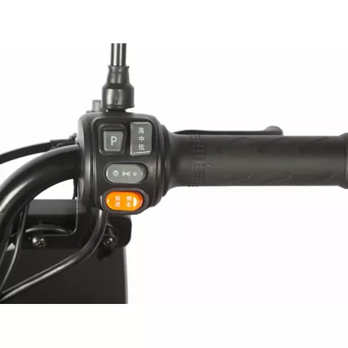 Трицикл Wanshida DOUHAO 60V черно-бело-красный