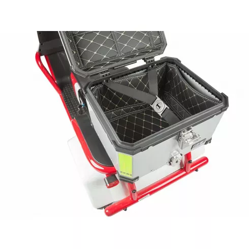 Трицикл Wanshida DOUHAO 60V черно-бело-красный