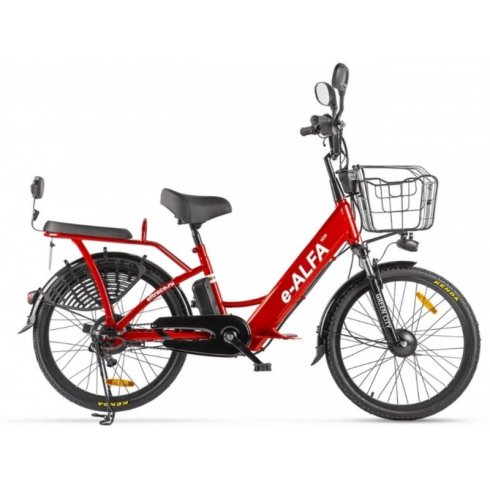 Электровелосипед Green City E Alfa new красный