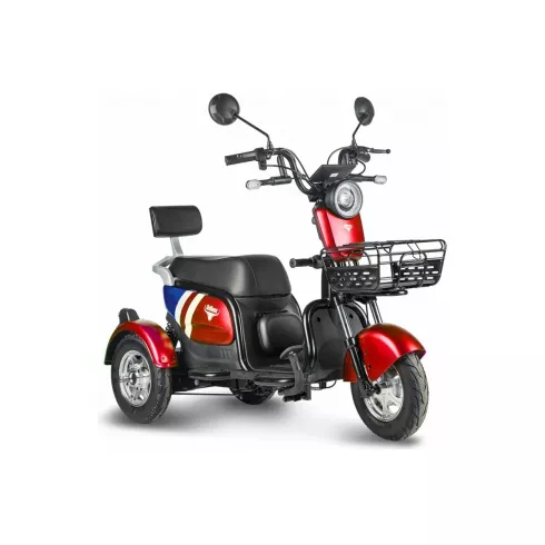 Трицикл Rutrike Шкипер красный матовый