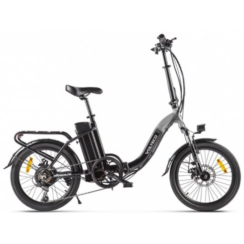 Электровелосипед Volteco FLEX черно-серый