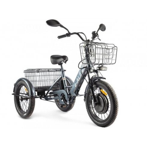 Электровелосипед Green City E Alfa Trike темно-серый