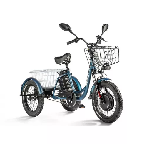 Электровелосипед Eltreco Porter Fat 500 UP темно-синий