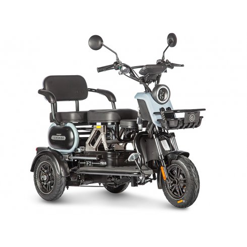 Трицикл Wanshida UN MOTO 60V черно-синий