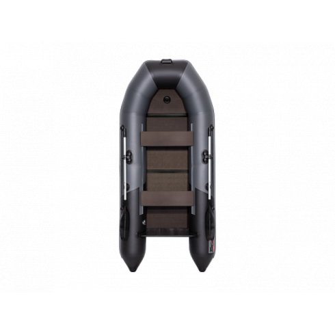 Надувная лодка Таймень NX 2850 слань-книжка киль графит/черный