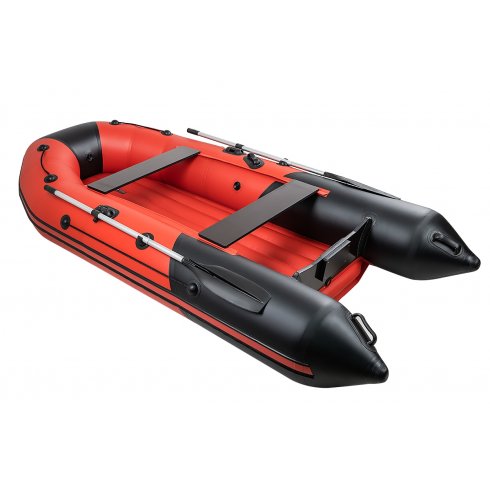 Надувная лодка Таймень NX 3200 НДНД красный/черный