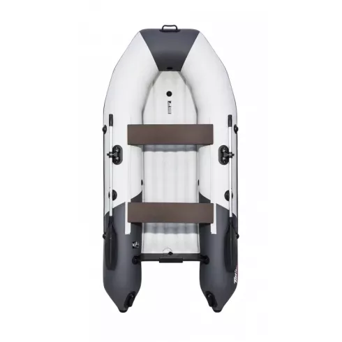 Надувная лодка Таймень NX 3800 НДНД PRO светло-серый/графит