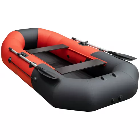 Надувная лодка Таймень NX 270 комби красный/черный
