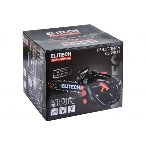 Бензопила Elitech CS 2514T