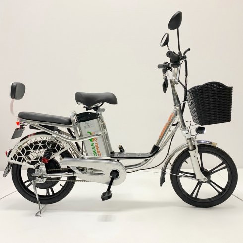 Электровелосипед Green Camel Транк 18 V8 Pro серебристый (60v10Ah)
