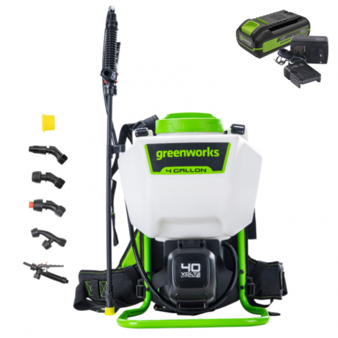 Опрыскиватель садовый аккумуляторный Greenworks G40BPS 40V (5300007UA)