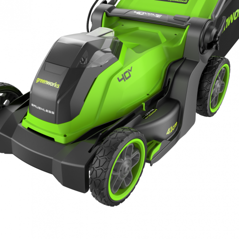 Газонокосилка аккумуляторная GreenWorks GD40LM411K4 (2521007UB)