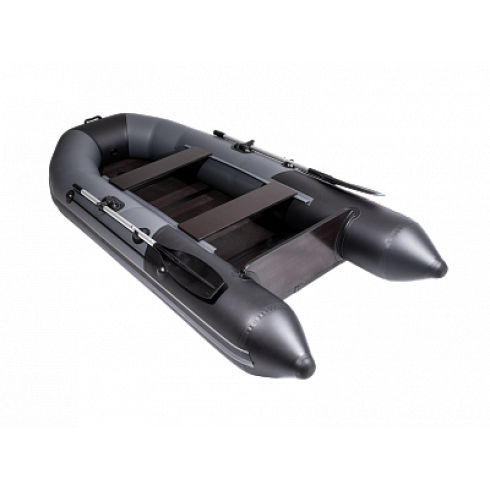 Надувная лодка Таймень NX 2850 слань-книжка киль графит/черный