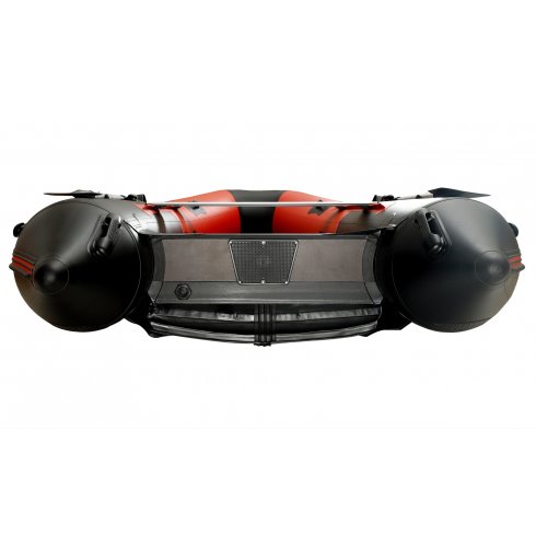 Надувная лодка Gladiator E350PRO красно-черная